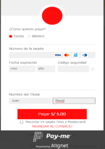 Pago recargas Bitel