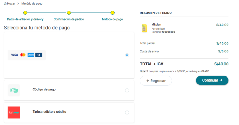 Pasos Mi Plan Bitel 8